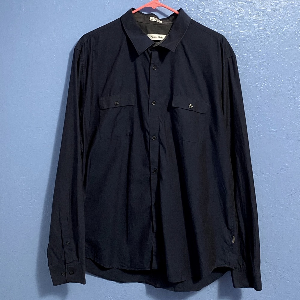 Calvin Klein Liquid Cotton Dress Shirt